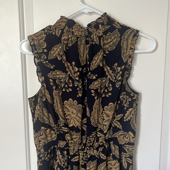 J. Crew Factory Sleeveless Smocked Neck Midi Dress size 2 - Picture 5 of 9